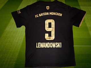 Lewandowski č.9 FC Bayern black 21/22 155-165cm