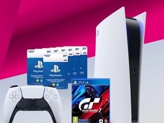PlayStation 5 + PS Store Voucher (7ks) + Gran Turi