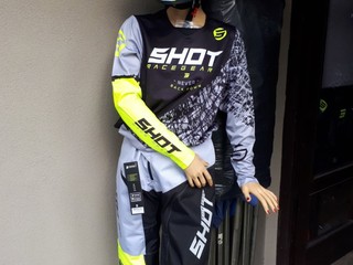 Predám dres nohavice pre motocross SHOT žltý fluo