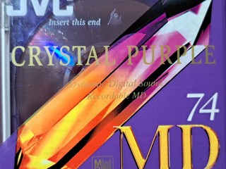 JVC - MD 74 min / Crystal Purple / Minidisc / nové