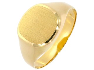 NOVÝ Moderný zlatý pečatný prsteň - Korai