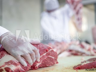 Práca vo výrobe a spracovaní mäsových výrobkov