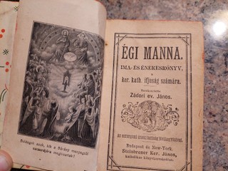 Modlitebná knížka v maďarskom jazyku (1882)