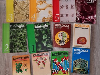Predám knihy biológie a chémie
