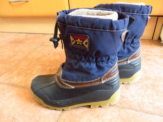 Zimné detské topánky do snehu - veľ. 33-34