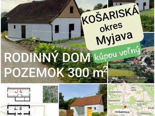 REALITY PROGRES PONÚKA RODINNÝ DOM A POZEMOK 300 m2 KOŠARISKÁ