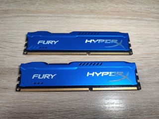 KINGSTON HyperX Fury BLUE 8GB (2x4GB)/DDR3/1600MHz