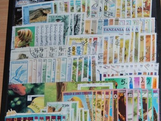 Poštové známky - Zostava 200 sérií