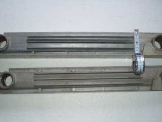 dva hliníkové články radiátora ústredného kúrenia