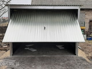 Plechová garáž 3x5 m - Trapézový plech pozinkovaný