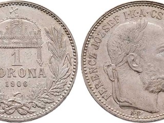 kupim 1 koronu 1906 KB FJI/RU
