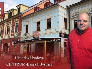 Historická budova priamo v CENTRE-Banská Bystrica, 834 m2