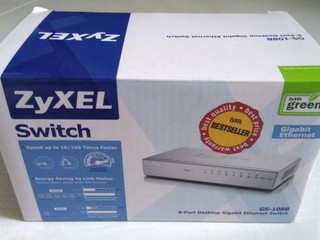 Switch ZyXEL 8-Port Desktop Gigabit Ethernet (GS-1