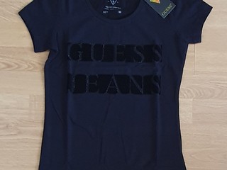 Guess dámske tričko tmavomodré