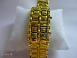 Led golden carvery digital hodinky