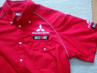 košeľa MITSUBISCHI RALLIART, XL s krátkymi rukávmi