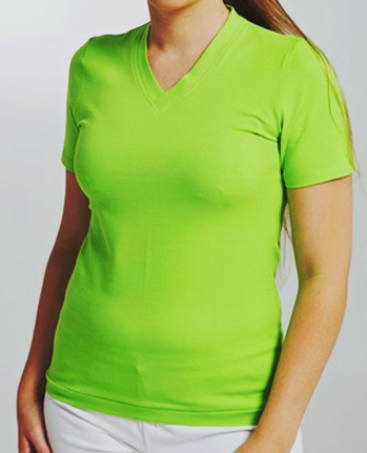 Žiarivo zelené letné tričko, L/XL