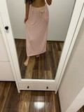 ružová sukňa dlhá