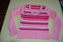 Dámsky pletený pulóver ružový