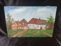 Obraz Dom na plátne