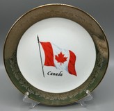 Canada, tanier, porcelán