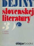  Bagin, Albín: Dejiny slovenskej literatúry 3. 