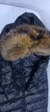 Dámska zimná bunda s pravou kožušinou