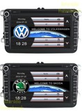8" ŠKODA-VW-SEAT rádio s NXP-GPS-USB-MP3-DVD-BT