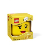 NOVE: LEGO úložná hlava (veľkosť L) - dievča