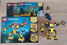 Lego Creator 3 v 1- 31090- Podvodný robot