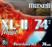 Maxell - XL II 74 min / Minidisc / nové