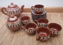 Bulharská keramika, set na čaj