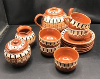 Bulharská keramika, čajový servis