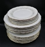 Horní Slavkov, tanierová súprava, porcelán