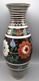 Váza s kvietkami, pozdišovská keramika