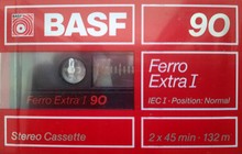 BASF - FE90 min / Normal / audio kazeta / nová
