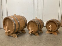DEKORÁCIA - drevené dubové sudy - 3l a 5l a 10l