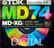 TDK - MD-XG 74 min / Minidisc / nové