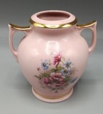 Ružový porcelán, urnička, značka Jael