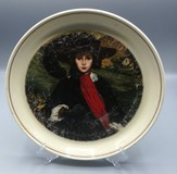 Hornsea, porcelánový tanier s dámou