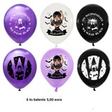 Balóny Wednesday Addams 6ks balenie