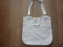 Biela plátená taška-prírodný materiál