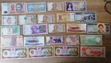 Zahraničné bankovky 23 kusov
